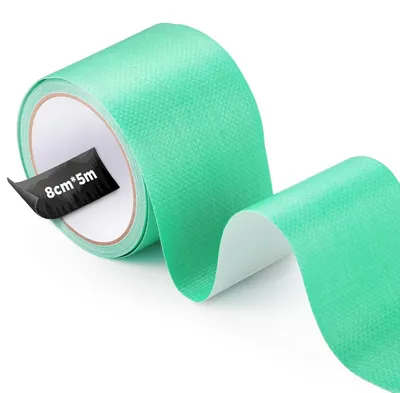 Productafbeelding van Reparatielint voor snijplanken, 5m x 8cm, waterafstotend, lichtgroen, geweven oppervlak