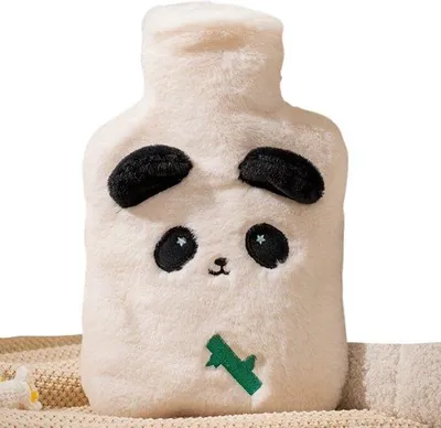 Productafbeelding van Xerolax Warmwaterkruik - Warmtekruik - Warmwaterzak Met Hoes - Warmtekussen - Knuffel Kruik - Bag - Panda