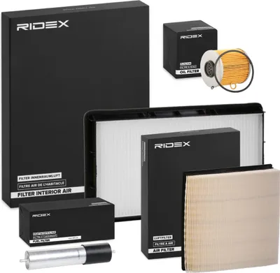 Produktbild von RIDEX Filterset Inspektionspaket Filtersatz für BMW 3 Limousine (E36) 3 Coupe (E36) 3 Cabrio (E36) 3 Touring (E36)