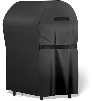 Image de Housse de protection pour barbecue, résistante aux intempéries, Oxford 210D, universelle, dimensions : 77 x 67 x 110 cm