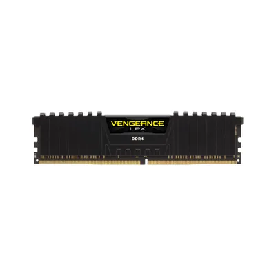 Produktbild von DIMM 16 GB DDR4-2400 (2x 8 GB) Dual-Kit (schwarz, CMK16GX4M2A2400C16, Vengeance LPX, INTEL XMP)