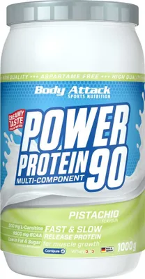 Produktbild von Body Attack Power Protein 90 – 1 kg Pistachio Cream
