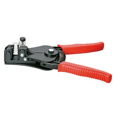 Produktbild von Abisolierzange L.180mm schwarz lack.Ku.-Überzug m.Öffnungsf.KNIPEX