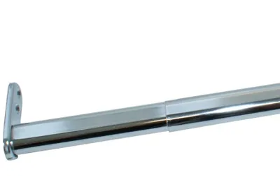 Produktbild von Kleiderstange ausziehbar Teleskoprohr 40-60cm Garderobenstange chrom