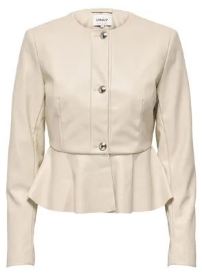 Produktbild von ONLY Onlverona Faux Leather Peplum Jacket OTW