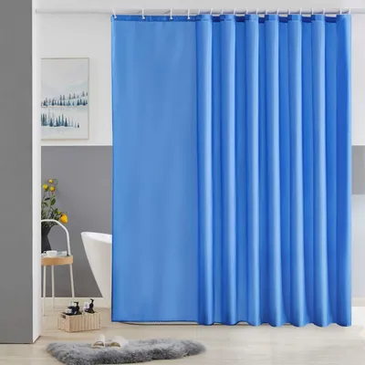 Immagine prodotto di Tenda da doccia impermeabile in poliestere con 18 ganci
