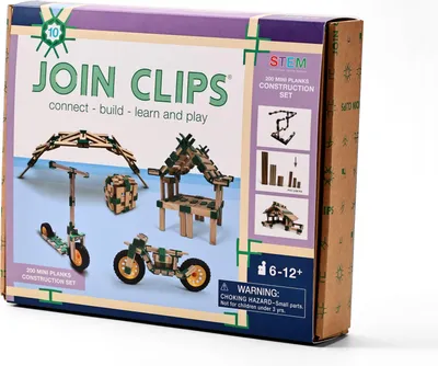 Produktbild von JOIN CLIPS Bauset 200 Mini Planks Konstruktionsspielzeug