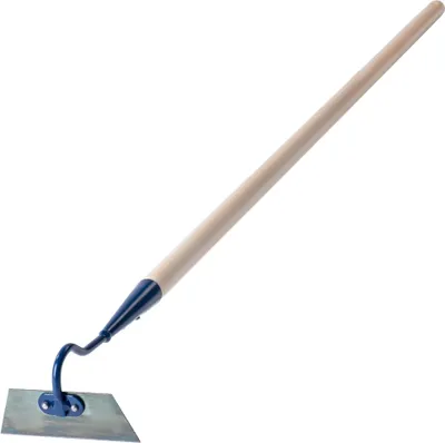 Immagine prodotto di KADAX zappa da giardino in metallo "Simo", zappa con manico in legno, zappa per erbacce da allentare, 14cm
