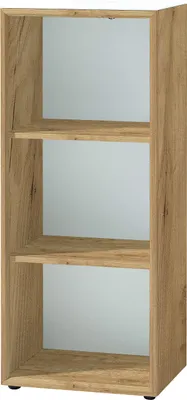 Aktenregal mit Glastür, Navarra-Eiche/Witt, 50x120x37 cm