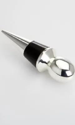 Produktbild von Flaschenkorken oval L 8,0 cm versilbert