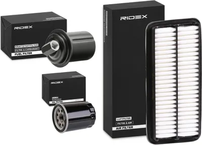 Produktbild von RIDEX Filterset Inspektionspaket Filtersatz für KIA Picanto (SA)
