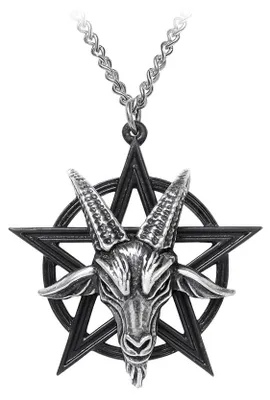 Immagine prodotto di Collana e ciondolo con pentagramma del Baphomet