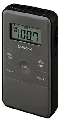 Produktbild von Sangean DT-140, Tragbar, Digital, AM, FM, 3,5 mm, Schwarz, Grau, Einfarbig