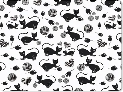 Produktbild von MuchoWow® Mauspad Mousepad Mädchen - Katze - Maus - Muster - Mädchen - Kinder - Kinder - Mädchen 23x19 cm - Mousepads - Maus Mat - Pad - Mausunterlage - Schreibtischunterlage - Mauspad