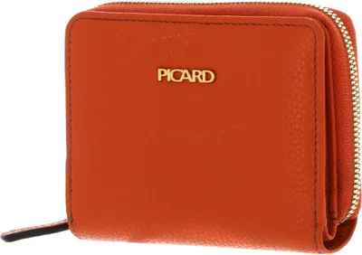 Image de PICARD Cuir porte-monnaie Java 1 Wallet Orange