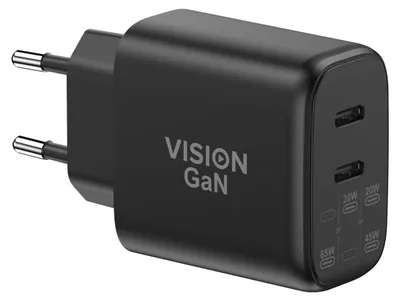 Obrázek produktu pro Vision TC-PUSBCEU/65, Vnitřní, AC, 20 V, Černá