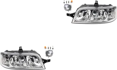 Produktbild von Scheinwerfer Set Links & Rechts passend für Peugeot Boxer + Nebel Leuchtmittel Johns