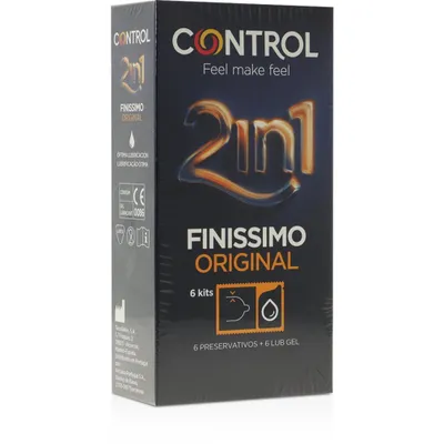 Image de CONTROL - FINISIMO DUO + LUBRIFIANT, lot de 6