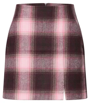 Produktbild von Street One Fake Wool skirt_check rustic rouge 40