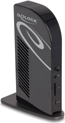 Produktbild von DELOCK USB Type-C Triple Display Dockingstation mit DisplayL