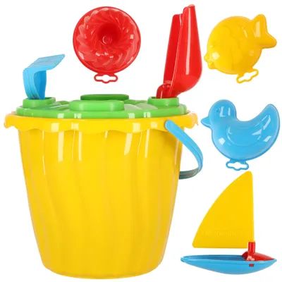 Obrázek produktu pro MARIOINEX Kbelík na písek s příslušenstvím lopatka na plachetnici