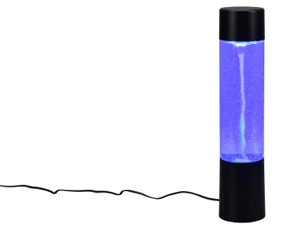 Zdjęcie produktu dla Lampa stołowa LED TORNADO czarno-przezroczysty 1W Odcienie bieli 85lm tworzywo sztuczne wym:34x7x7cm IP20 RL