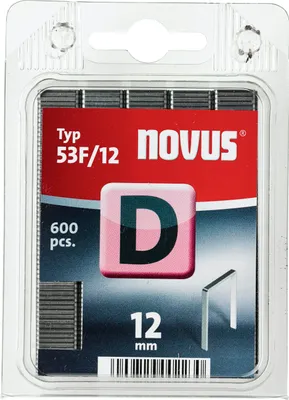 Produktbild von Flachdrahtklammer D Typ 53 F Klammer-B.11,3mm 12mm 1,25mm 600 St.NOVUS