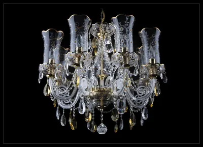 Produktbild von Kronleuchter Bohemia Deckenlampe Deckenleuchte Designer Lampe luxus