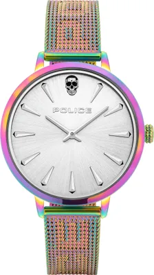 Produktbild von Police Damen Armbanduhr PL16035MSRW.04MM Multicolor Meshband