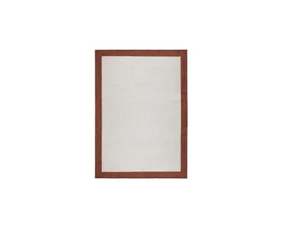 Zdjęcie produktu dla Dywan na taras 160x230cm, brązowo kremowy dwustronny płasko tkany sznurkowy