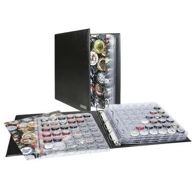 Produktbild von Champagner-Kapsel-Album inkl. 5 Champagner-Kapsel-Blättern für 210 Champagner-Kapseln