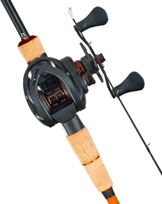 Zdjęcie produktu dla Zestaw wędki i kołowrotka SucceBuy (Baitcasting), wędka z włókna węglowego o długości 2,13 m (IM7), zestaw wędkarski do połowu okoni z 7+1 łożyskami kulkowymi, przełożeniem 7,0:1 i korkową rączką, dla leworęcznych