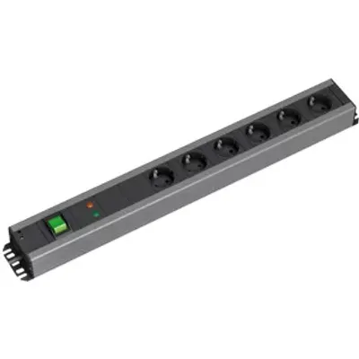Obrázok produktu pre Bachmann 300.012, 2 m, Vnútorný, Uhlové, 1,5 mm², Hliník, Čierna, 6 AC zásuvky/AC zásuviek