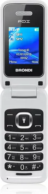 Obrázok produktu pre Brondi Fox, Flip, Dual SIM, 4,5 cm (1.77"), 1,3 MP, 600 mAh, Biela