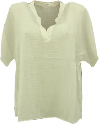 Produktbild von 31901 Opus, Flandra, Damen Bluse Tunika Shirt, Jersey, white, 38