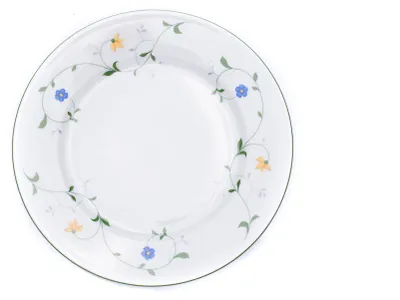 Produktbild von Thun 1794 Flacher Teller, 25 cm, Wiesenblumen, Tschechisches Porzellan, Thun