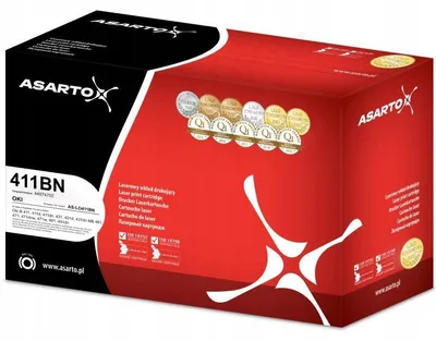 Zdjęcie produktu dla Kompatybilny toner Asarto do drukarki Oki 411BN, czarny, wydajność: 3000 stron