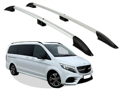 Produktbild von Dachreling für Mercedes Benz V-Klasse L2 mittel (MWB) ab Baujahr 2014 (Grau) mit ABE