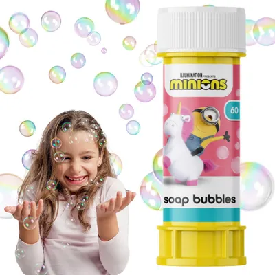 Obrázek produktu pro Barevné mýdlové bubliny kreativní sada pro děti tekutá 60 ml