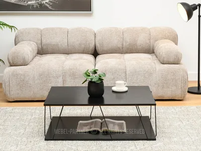 Zdjęcie produktu dla Designerski stolik kawowy MATTEO - czarny