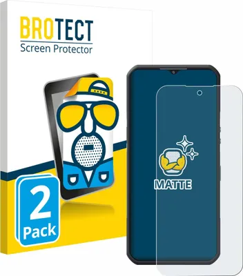 Produktbild von 2x BROTECT Schutzfolie für Oukitel WP55 Pro Displayschutz Displayschutzfolie Folie Matt Entspiegelungsfolie