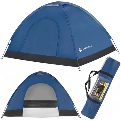 Produktbild von Zelt Campingzelt 2 Personen Outdoor Tent pop-up - Blau