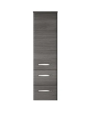 Produktbild von PELIPAL TRENTINO Midischrank / Graphit Struktur Quer / 30 x 109 x 33 cm