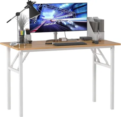 Image de Table d'ordinateur pliante 120x60x75 cm haute brillance