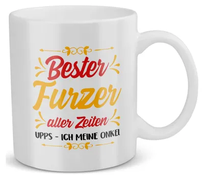 Produktbild von 22Feels Bester Onkel Geschenk Geburtstag Tasse Weihnachten Kaffeetasse Männer Kaffeetasse Herrentag Haferl Geschenkidee
