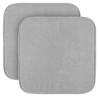 Imagen del producto de Cojines para sillas, estructura en gris claro, pack de 2 unidades
