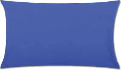 Produktbild von Dekokissenhülle ohne Füllung Blau 30x50 cm – Kissenhülle Ellen aus Polyester, mit Reißverschluss, waschbar, für Wohn- und Schlafzimmer