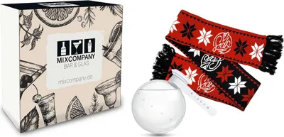 Produktbild von Kabumm Winter Special Vodka 0,7l (40% Vol) mit Sido Weihnachtsschal Hohoho Schal Limited Edition- [Enthält Sulfite]