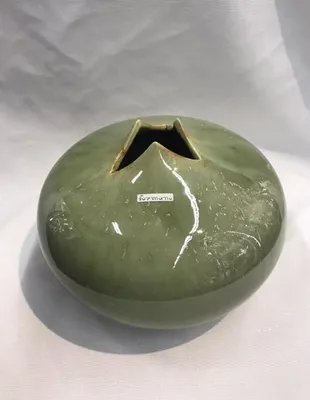 Produktbild von Formano Deko Vase grün Höhe 19 cm
