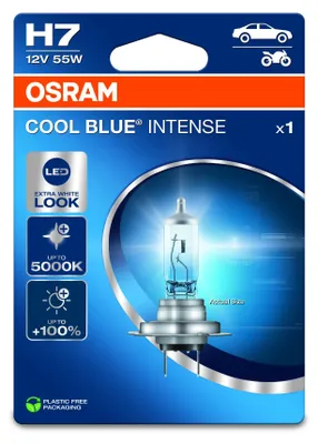 Obrázok produktu pre OSRAM COOL BLUE INTENSE NextGen. H7 PX26d 12V/55W (1 blister)